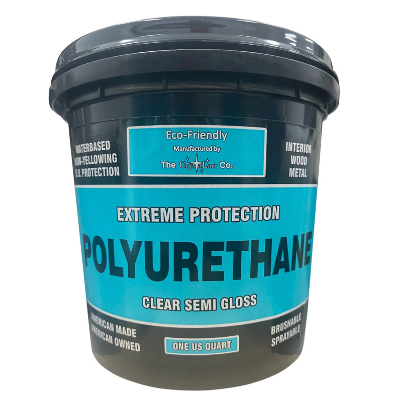 Extreme Protection Polyurethane - Water Based - Clear - Sheen:Semi-Gloss - Size:1 Quart
